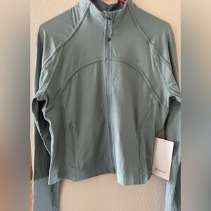 Lululemon NWT Ribbed Nulu Cropped Define Jacket - Tidewater Teal